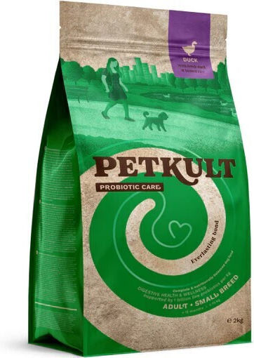 Petkult 8кг Суха Храна за Възрастни Кучета от Малки Породи с Патица, Месо, Картофи, Сьомга, Пилешко и Кафяв ориз