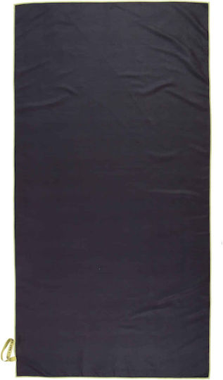 Nef-Nef Homeware Vivid Πετσέτα Microfiber Σώματος 200gr/m² Μαύρη 170x90εκ.
