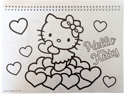 Drawing Pad 23x33 cm 40 Sheets Stickers Hello Kitty Sweetheart #335-74416