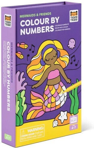 Комплект Дейности Colour By Numbers Русалки И Приятели