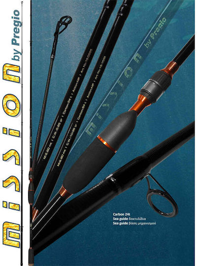 Pregio Light Mission Καλάμι Ψαρέματος για Light Rockfishing 2.40m 3-15gr