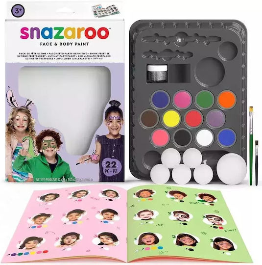 Set Machiaj pentru Față Snazaroo Party Pack 20 Piese 791009