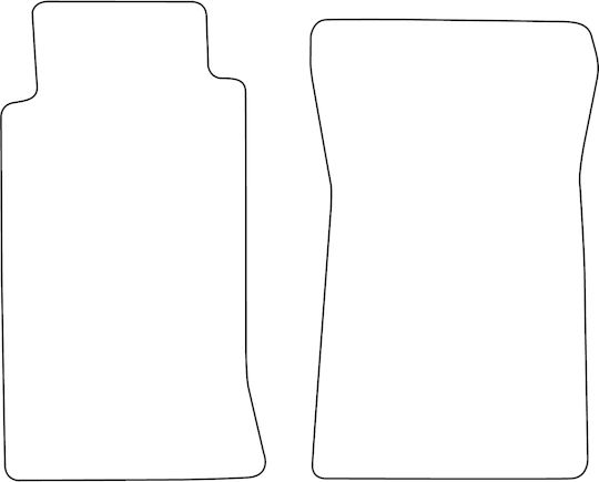 Set Covorașe Velur Pentru Mazda MX-5 II 1998-2005 Margine Neagră