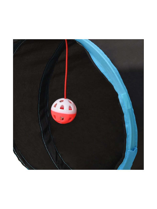 vidaXL Cat Toy Tunnel Black