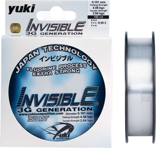Yuki Invisible Fishing Line 3g 0.203mm 150m