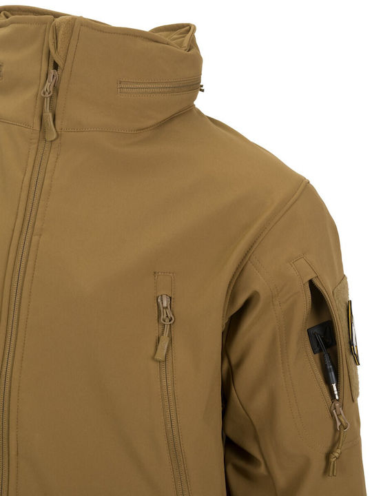 Helikon Tex Gunfighter Jacket Shark Skin Windblocker Κυνηγετικό Μπουφάν Fleece Navy Blue