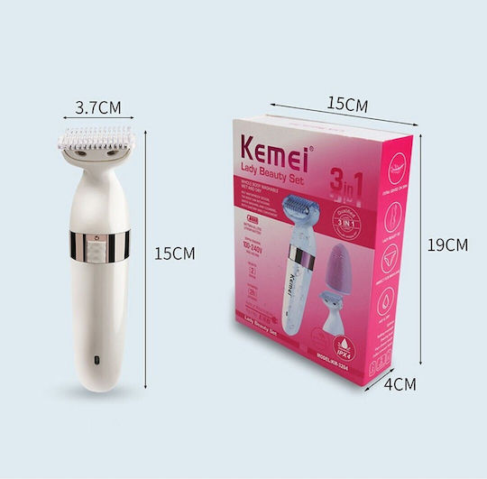 Kemei Epilator Machine Epilator for Face & Body KM-3204
