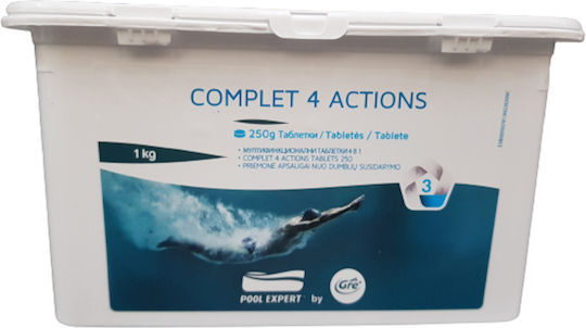 Complete Chlorine 4 Actions 1 Kg 250 G Tablets