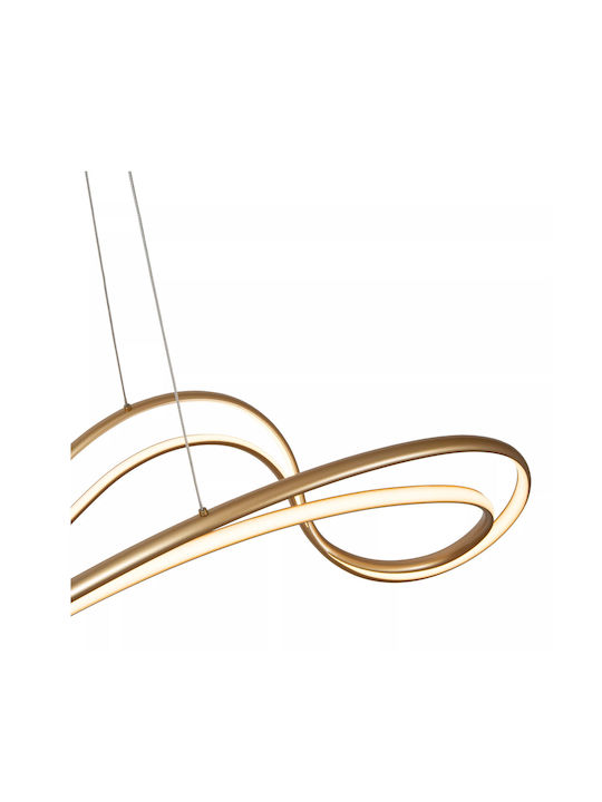 Lucide Lightning Sardana Pendant Light Gold
