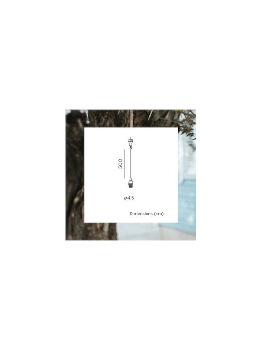 NewGarden Pendant Light Beige with Socket E27