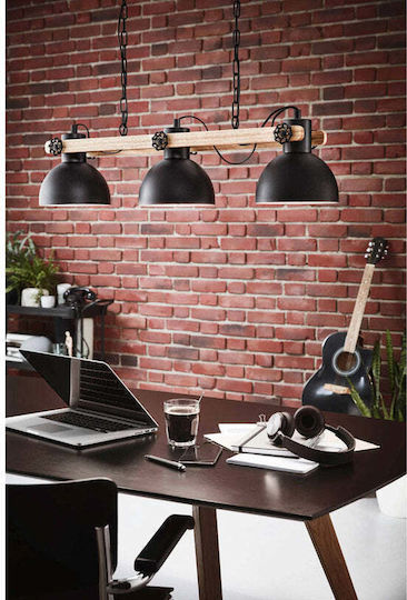 Eglo 43992 Κρεμαστό Φωτιστικό Οροφής Lubenham 3xe27 28w 230v Fsc Πιστοποιημένο