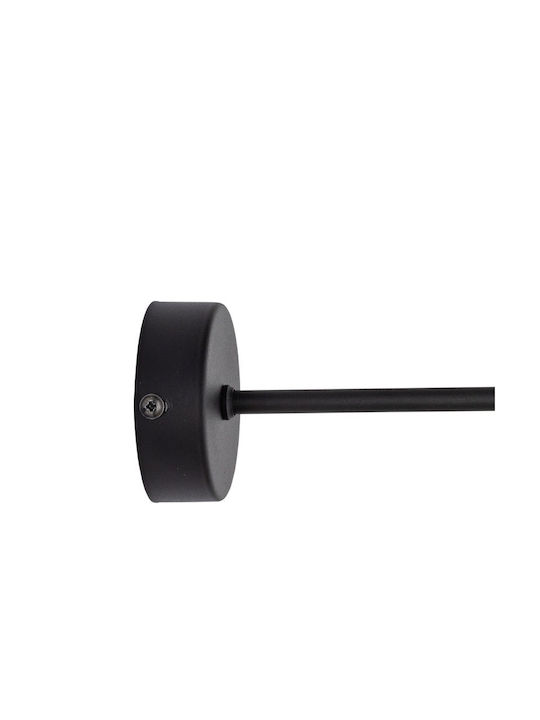 TK Lighting Vintage Φωτιστικό Τοίχου με Ντουί E14 Μαύρο 27.5x23εκ.