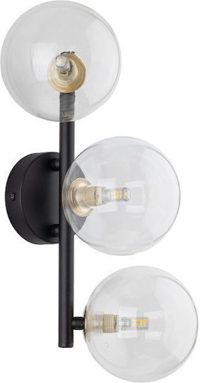Nowodvorski Lamp Wall with Integrated LED Black 80x5.5cm