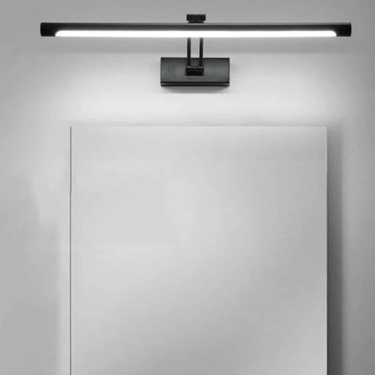 Led7 Modern Lumină de Perete cu LED Integrat Negru 15cm