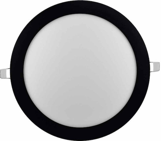 Vivalux Rund Vertieft LED Panel 18W mit Natürliches Weiß Licht 4000K