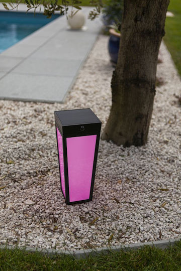 Lutec Spiked Solar Light 8.4W 900lm IP44 12.2cmx12.2cmx48.4cmcm