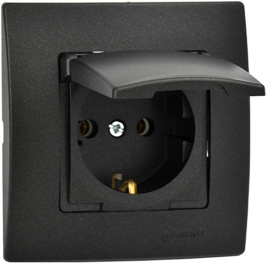 Makel Power Socket Black 1pcs