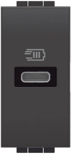 Bticino Power Socket Gray 1pcs