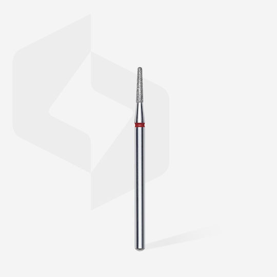 Staleks Nail Drill Diamond Cutter Bit with Cone Head Red