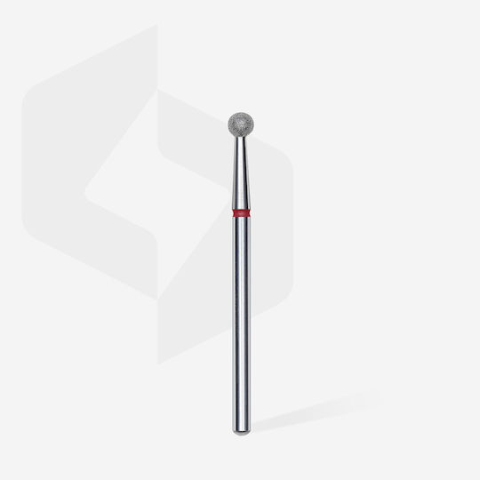 Staleks Nail Drill Diamond Cutter Bit with Ball Head Red