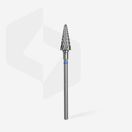 Staleks Nail Drill Carbide Bit with Cone Head Blue