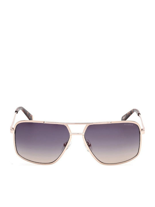 Guess Unisex Sunglasses with Black Metallic Frame and Grey Gradient Lenses GU00167 32W