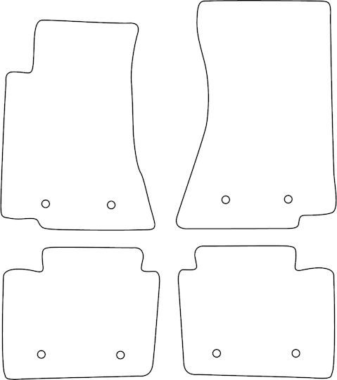 Set Covorașe Din Velur Potrivite Pentru Opel Omega Ii B C 1994-2004 Margine Neagră