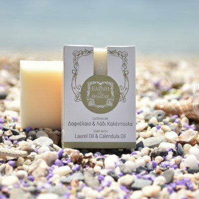 Eleni Tis THrakis Handmade Soap Bar with Shea Butter and Coconut 120g