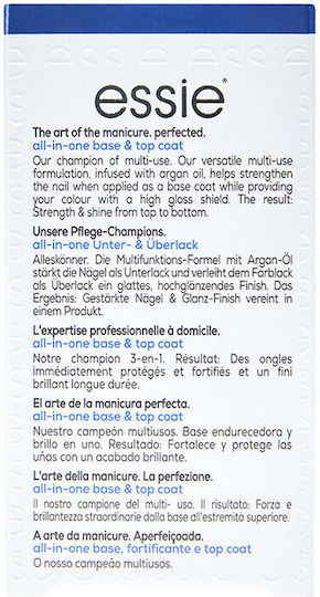 Essie All in One Top Coat / Base Coat για Απλά Βερνίκια 13.5ml