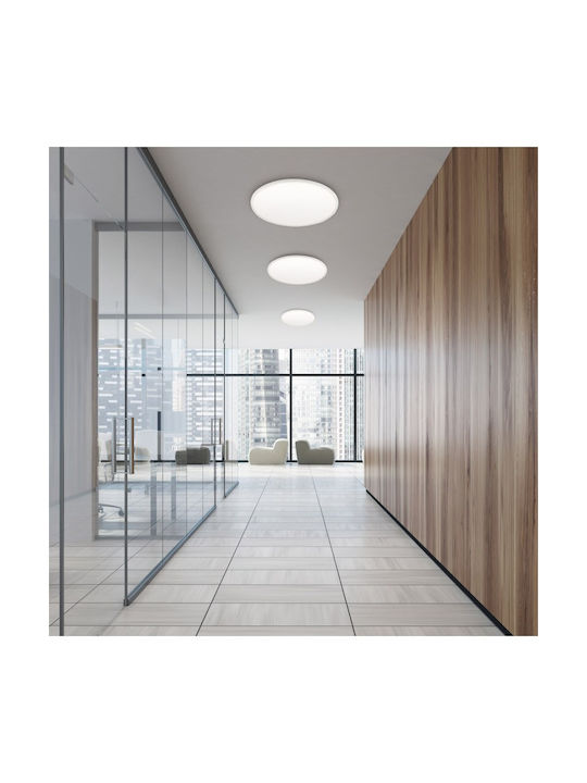 TK Lighting Πλαφονιέρα Οροφής Μπάνιου Τιρκουάζ με Ενσωματωμένο LED