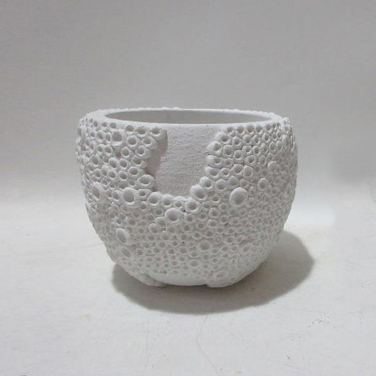 Plant Pot Concrete White
