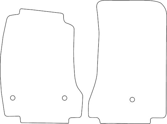Set Velour Floor Mats Fitting Chevrolet Corvette C6 Z06 2004-2013 Red Edging