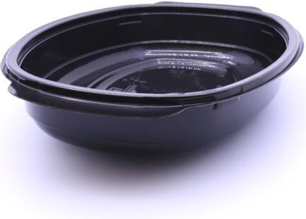 Macpac Einweg-Plastikgeschirr PET mit Fassungsvermögen von 600ml Schwarz 50Stück