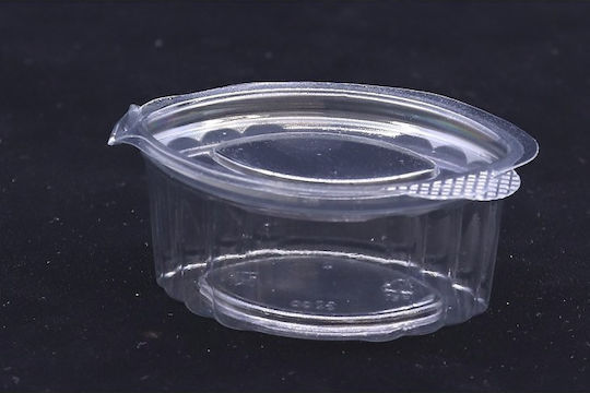 Lux Plast Disposable Plastic PET Tableware for Sauce 30ml Transparent 100pcs