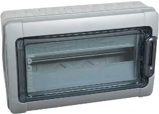 Legrand Plexo Walled Waterproof 18-Elements Fuse Box with 1 Row W448xH282xD141mm