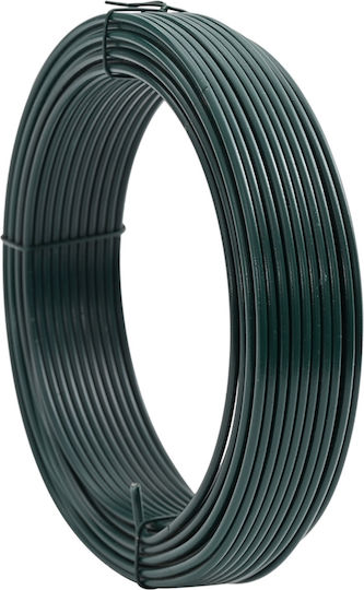 vidaXL Seil Draht für Gartenzaun aus Stahl 1Stück Green
