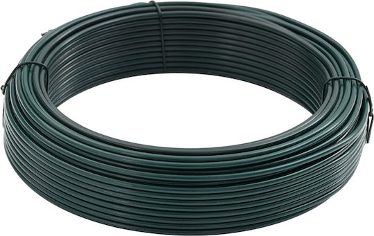 vidaXL Seil Draht für Gartenzaun aus Stahl 1Stück Green