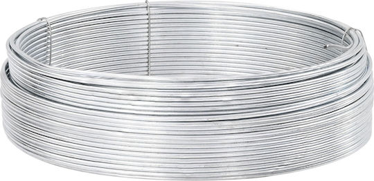vidaXL Seil Draht für Gartenzaun aus Stahl 1Stück Silver