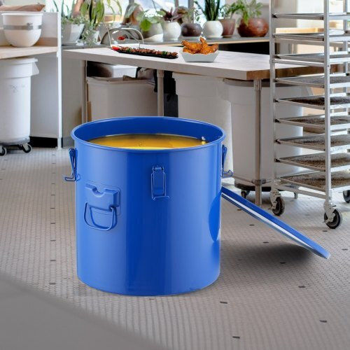 Vevor Oil Bucket 10 Gallons Fryers Blue Whlyzttg10jlfhkx1v0