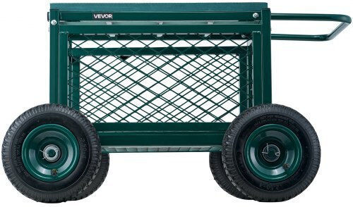 Garden Cart Four-wheel with Maximum Load Weight 181kg