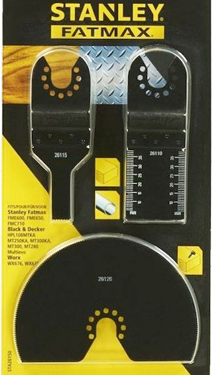 Stanley Multifunktionswerkzeug-Verbrauchsmaterialien 3 Stück STA26150