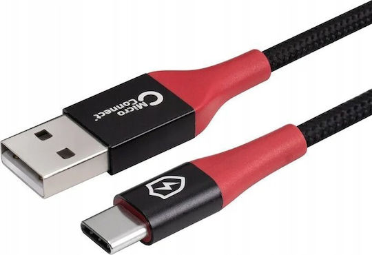 Microconnect USB 2.0 Cable USB-C male - USB-A Μαύρο 1.5m W127378928