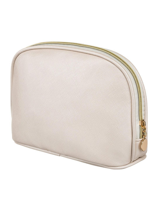 Small Travel Makeup Bag In Cream Color Peterson