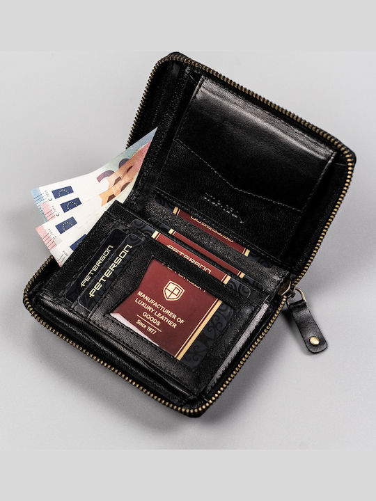 Кожен Мъжки Портфейл с RFID Бежов
