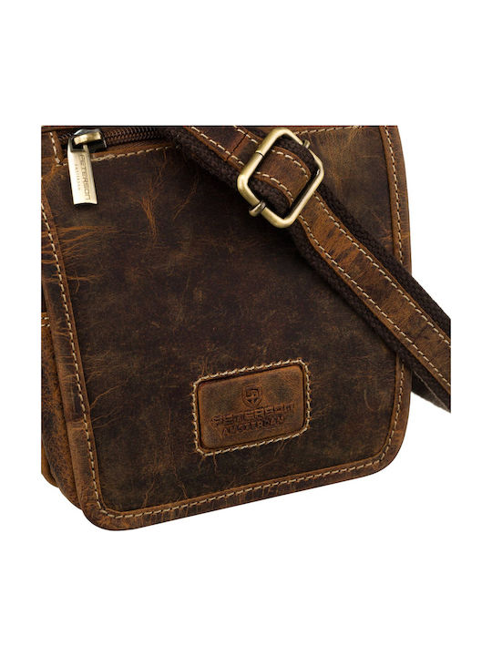 Leather Men's Bag Shoulder / Crossbody Brown