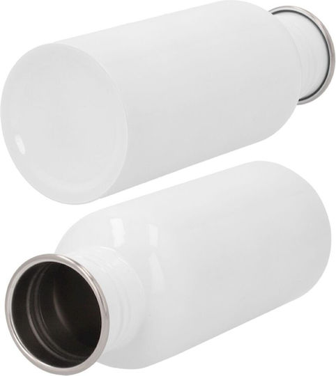 Koupakoupa Kids Water Bottle Brawl Stars Stainless Steel with Straw White 600ml