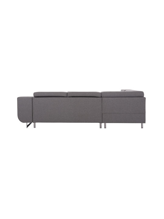 Encore Ecke Sofa Sofa mit Linke Ecke & Stauraum Gray 285x205x90cm
