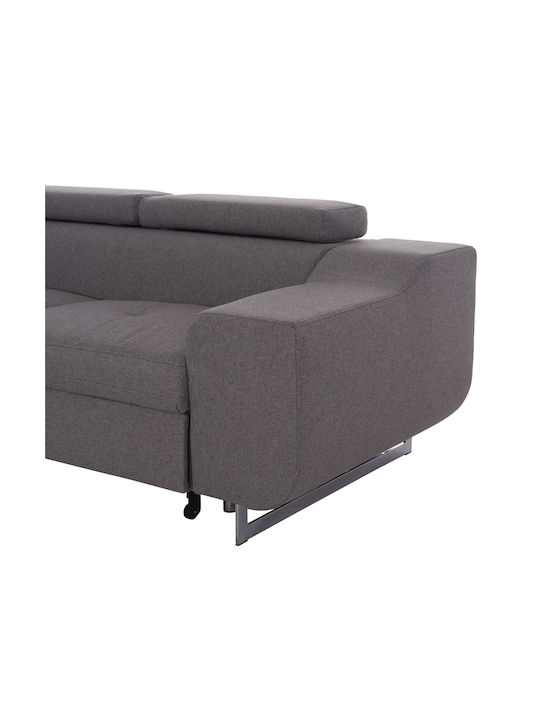 Encore Ecke Sofa Sofa mit Linke Ecke & Stauraum Gray 285x205x90cm