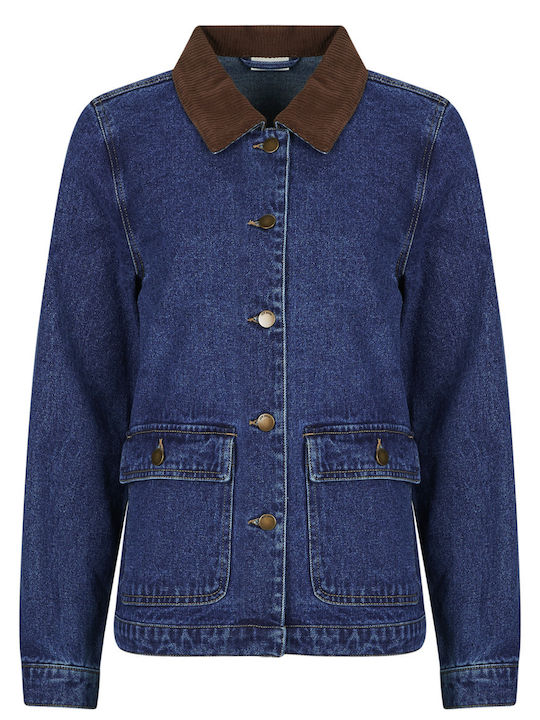 Women's Jean Jacket for Spring or Autumn Denim