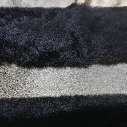 Saray Home Rabbit Luxurius Σετ Μοντέρνα Χαλιά Κρεβατοκάμαρας Μαύρα DSN04 BLCSLV SET 3τμχ